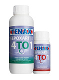 Клей эпоксидный TENAX Epoxart KIT 4:1 жидкий прозрачный 1+0,25л 