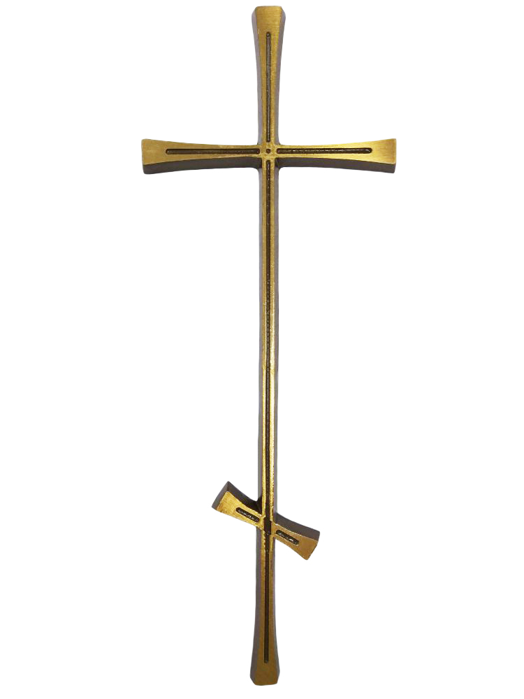 Крест бронзовый 40см