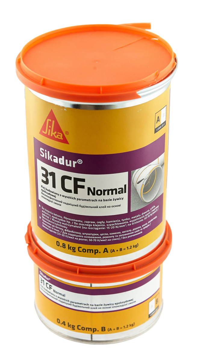 Клей эпоксидный для камня Sikadur 31 CF Normal (А+В) 0,8кг+0,4кг