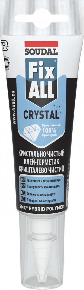 Клей-герметик Fix All Krystal прозрачный 125мл
