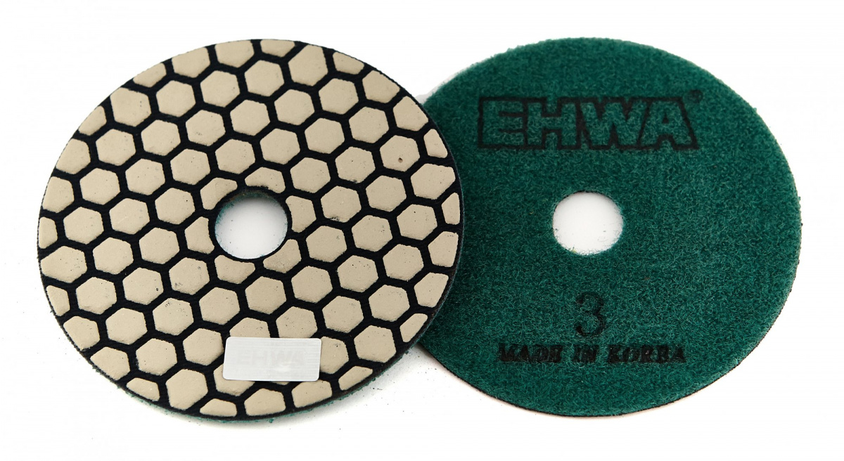 Круг алмазный гибкий EHWA 4-dry №3 d100мм