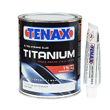 Клей полиэфирный TENAX Titanium Extra Clear густой супер прозрачный 1л